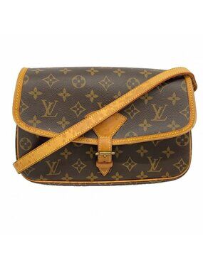 Louis Vuitton Shoulder Bag Monogram Sologne Brown